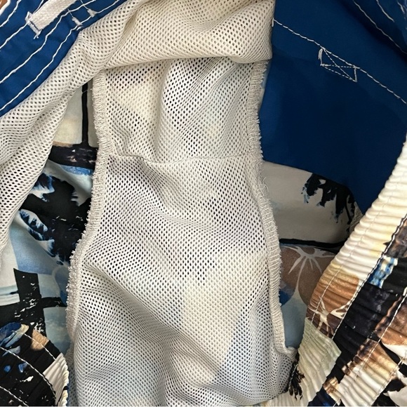 Lanesboro Sport Men’s Palm Tree Swim Trunks Size S Tie Waist Mesh Lining Beach - Picture 5 of 8